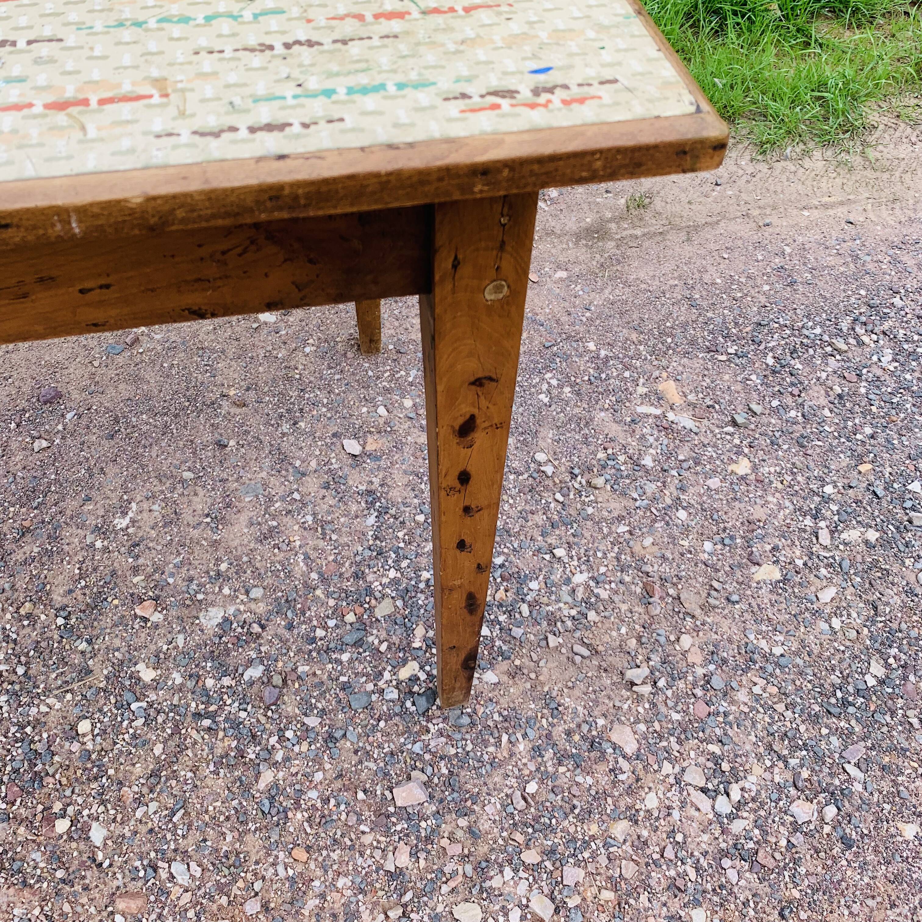 Farmhouse table - 1m38 long
