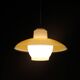 1970s Glass Pendant Light, Czechoslovakia