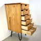 Commode sur pieds en épingle à cheveux, style scandinave