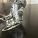 Daum crystal candle holder