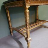 19th Century French Louis XVI style coffee table with marble top