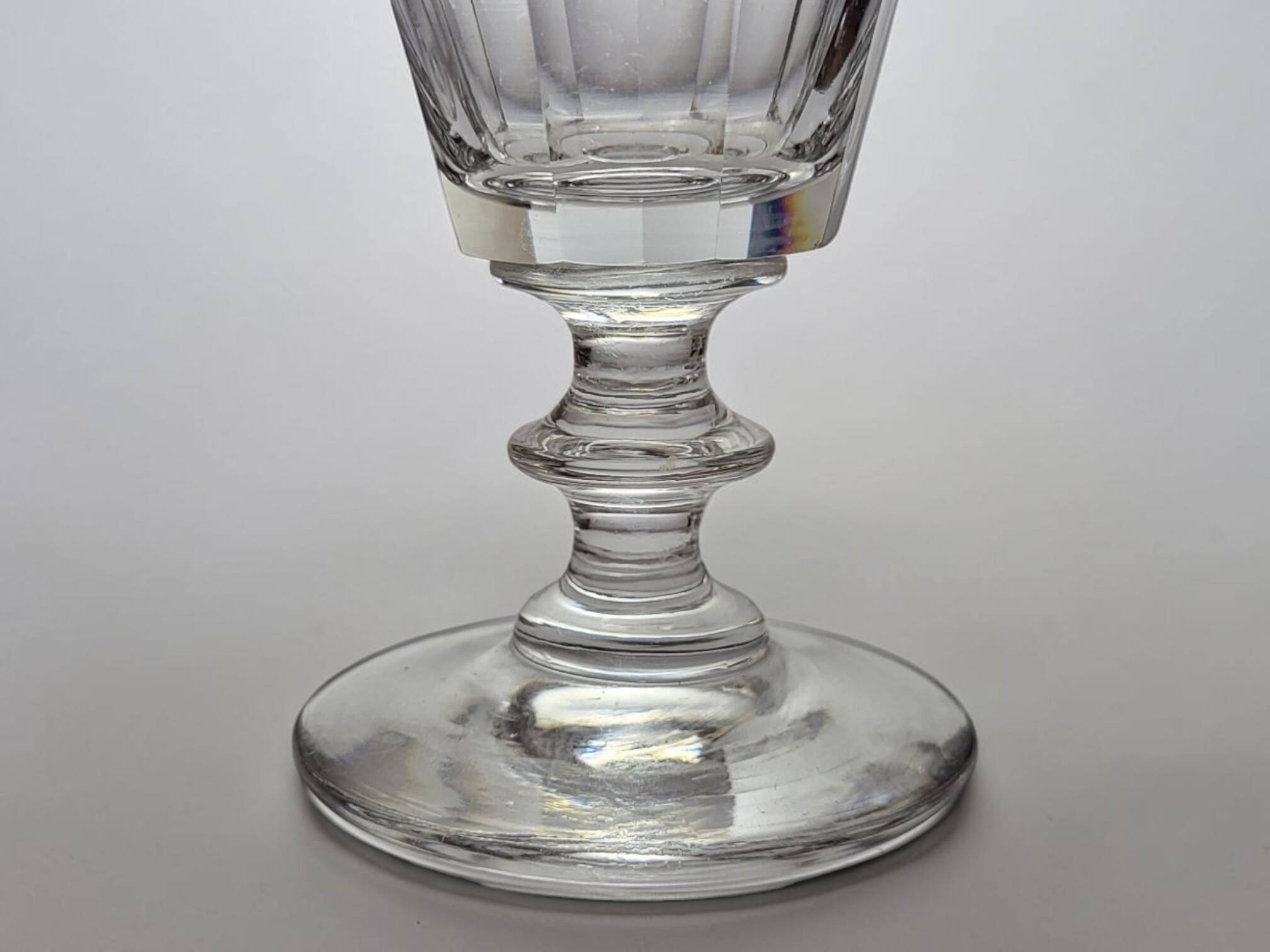 6 crystal glasses from Baccarat / Saint Louis / Caton