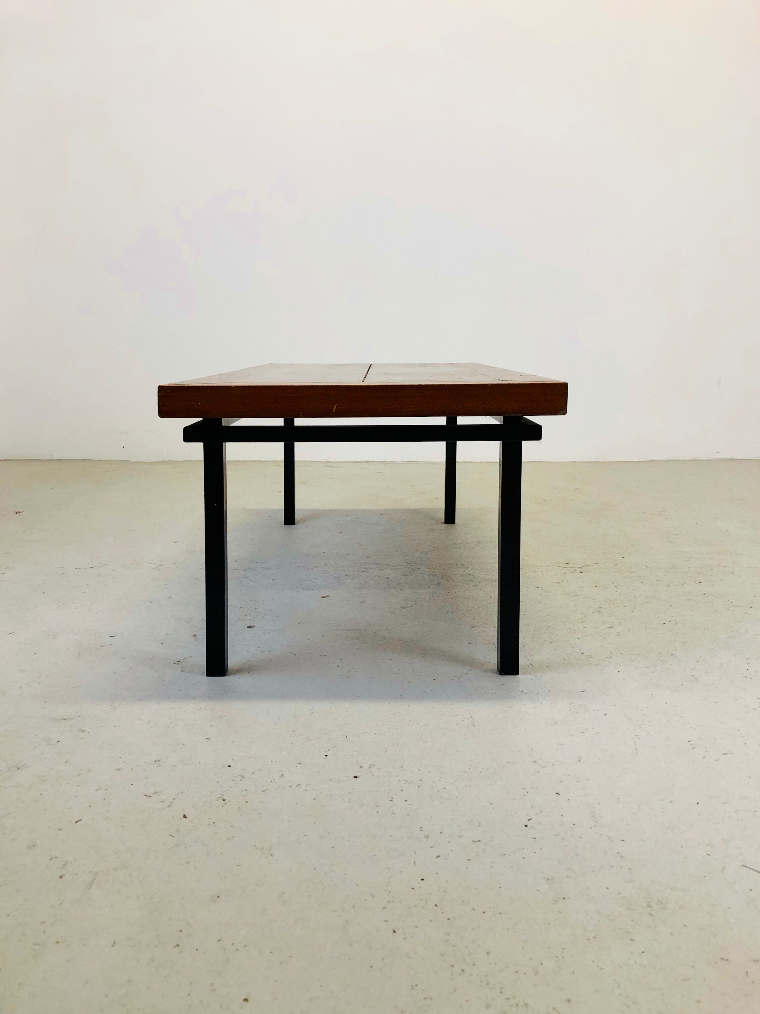 A beech vintage coffee table