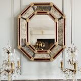 Murano glass Venitien mirror of the 1900
