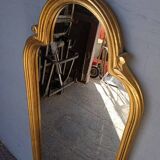 Gilded wood mirror from the 1960s - 100cm