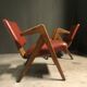 Pair of Hillestak armchairs designed in 1950s by Robin Day for Hille,