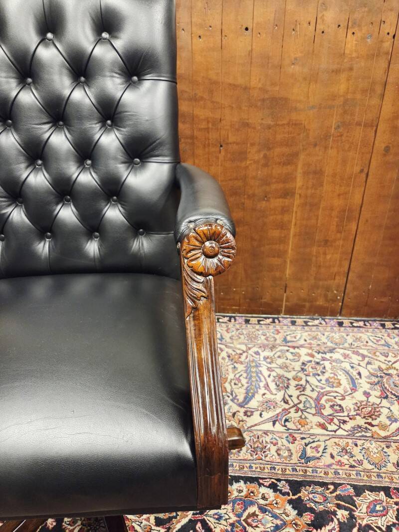 English black President Chair Office chair
