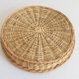 Rustic French Provence Wicker Basket Centerpiece / Vide-Poche – Mid 20th Century