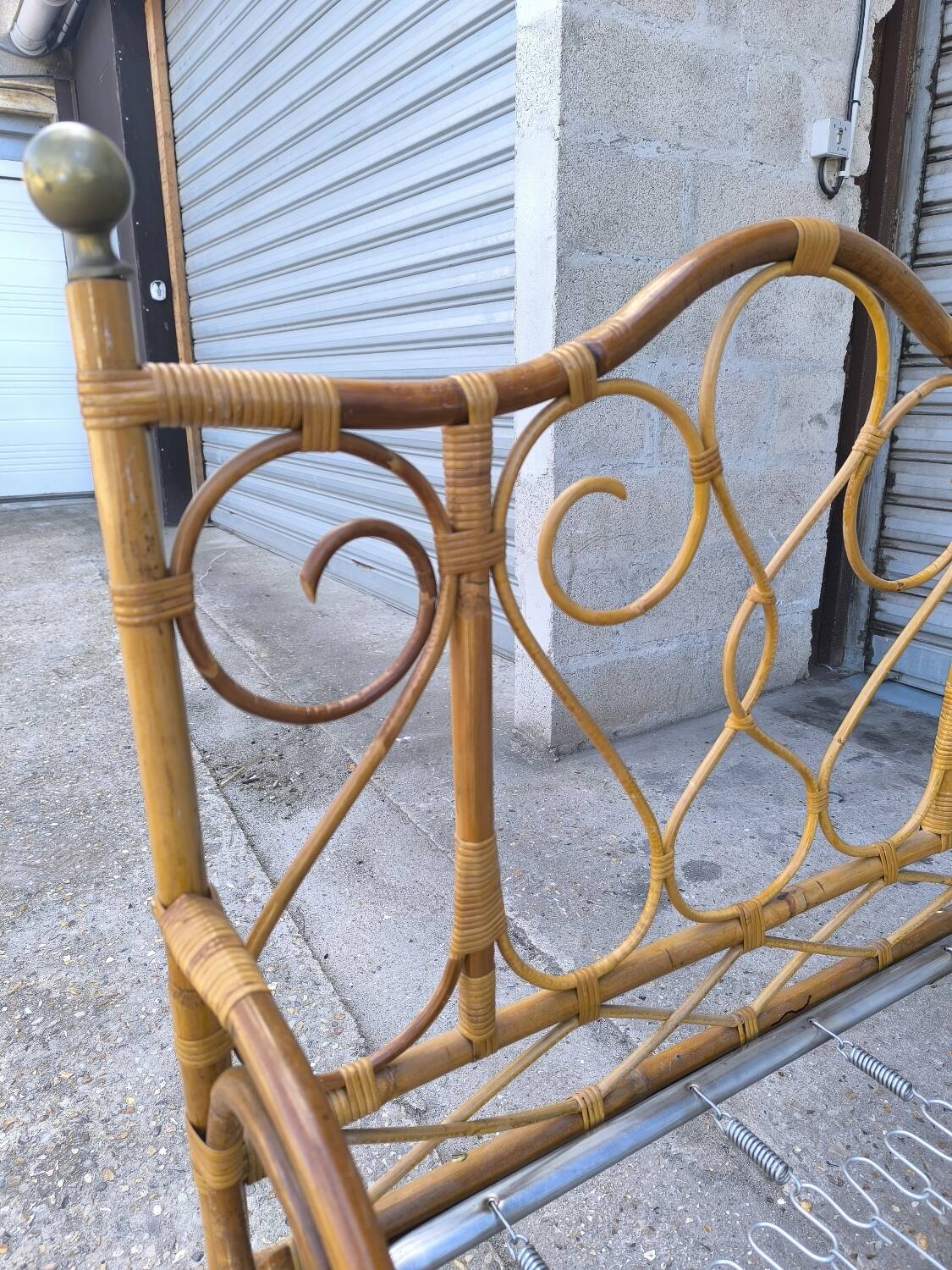 Rattan bed 1960