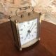 Old pendulum officer bayard brass background white + handle vintage decoration