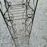 Wrought iron shelf