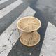 Wicker sofa end