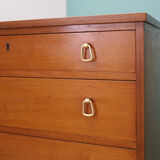 Commode en acajou, design danois, années 1970, fabriqué au danemark