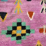 Modern boujad wool boujad rug