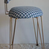 Chaise pieds Eiffel