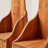 Mario Ceroli Pair of Fratina Chairs for Poltronova Italy 1972