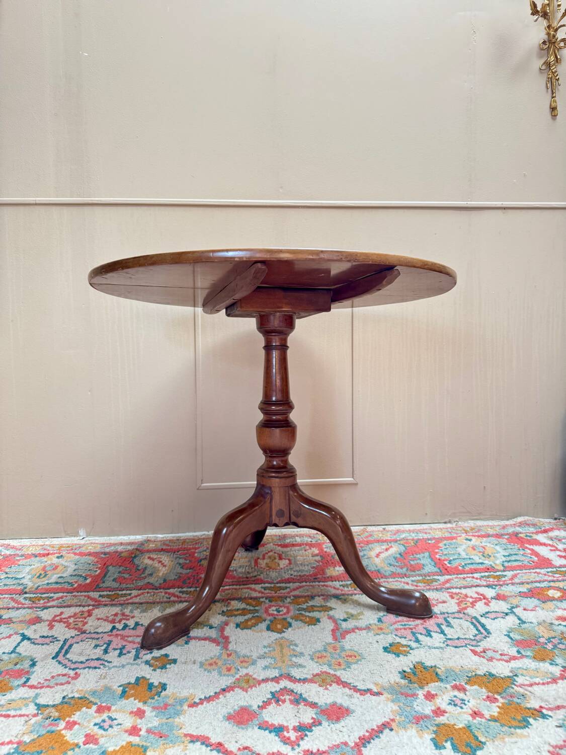 Louis XVI mahogany pedestal table, 18th century