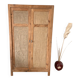 Wardrobe Parisian vintage raw wood bohemian