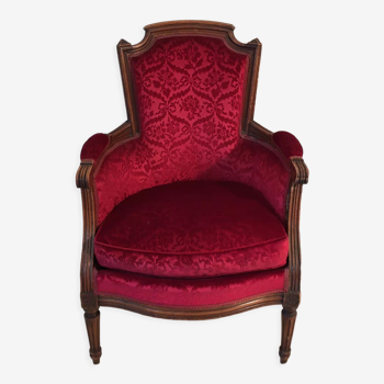 Louis XVI style bergère armchair