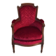 Fauteuil bergère de style Louis XVI