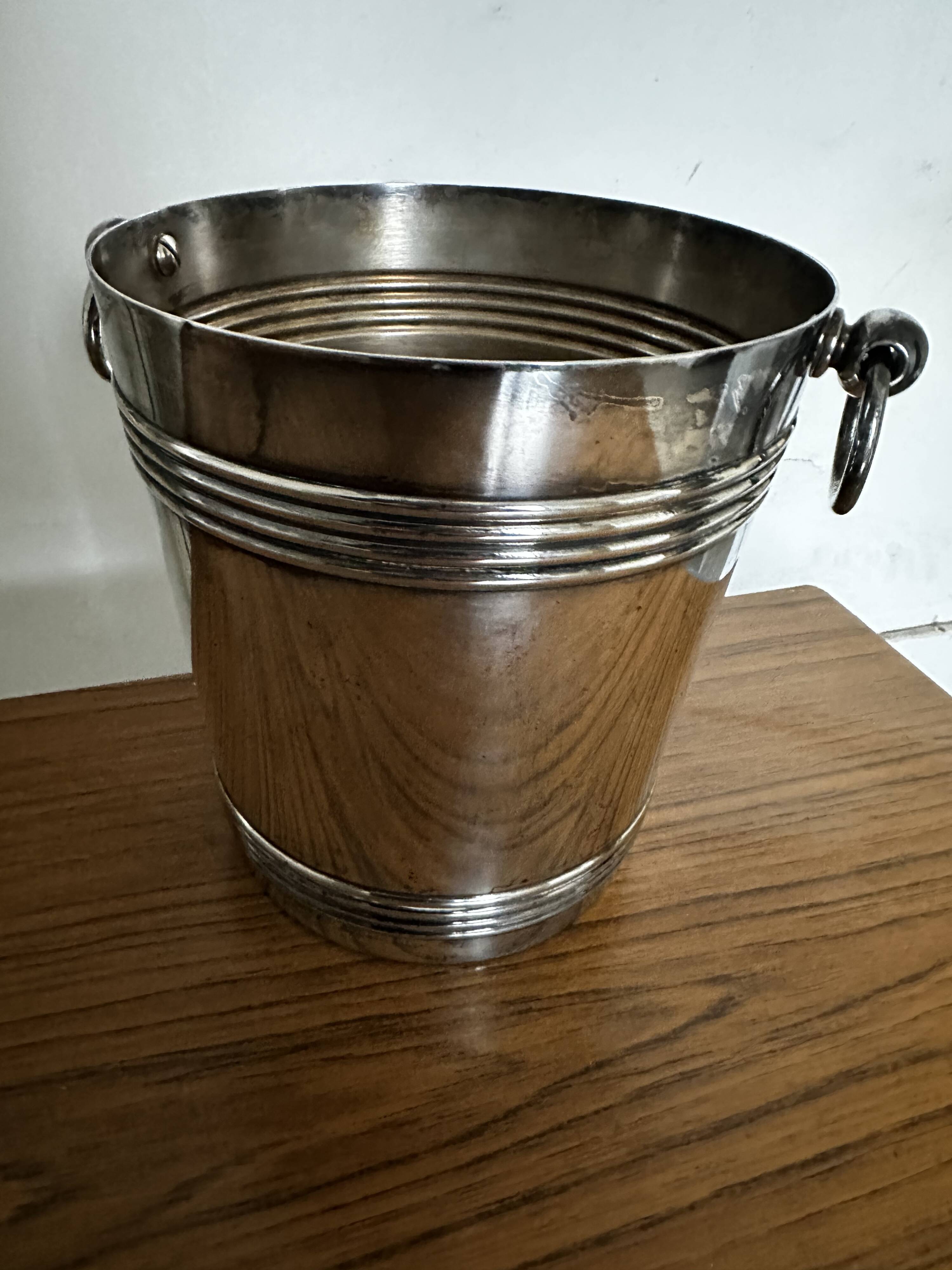 Gallia Champagne Bucket - Silver Metal - Art Deco Period - Biarritz Model