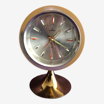vintage tulip ball mechanical clock 1972 - Brand Garant 2 jewel Japan