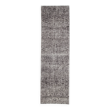 3x11 Rug For Farmhouse Hallway Gray Vintage Runner Rug, 84x291Cm