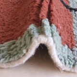 Modern Brick Red Rug - 296 x 212 cm