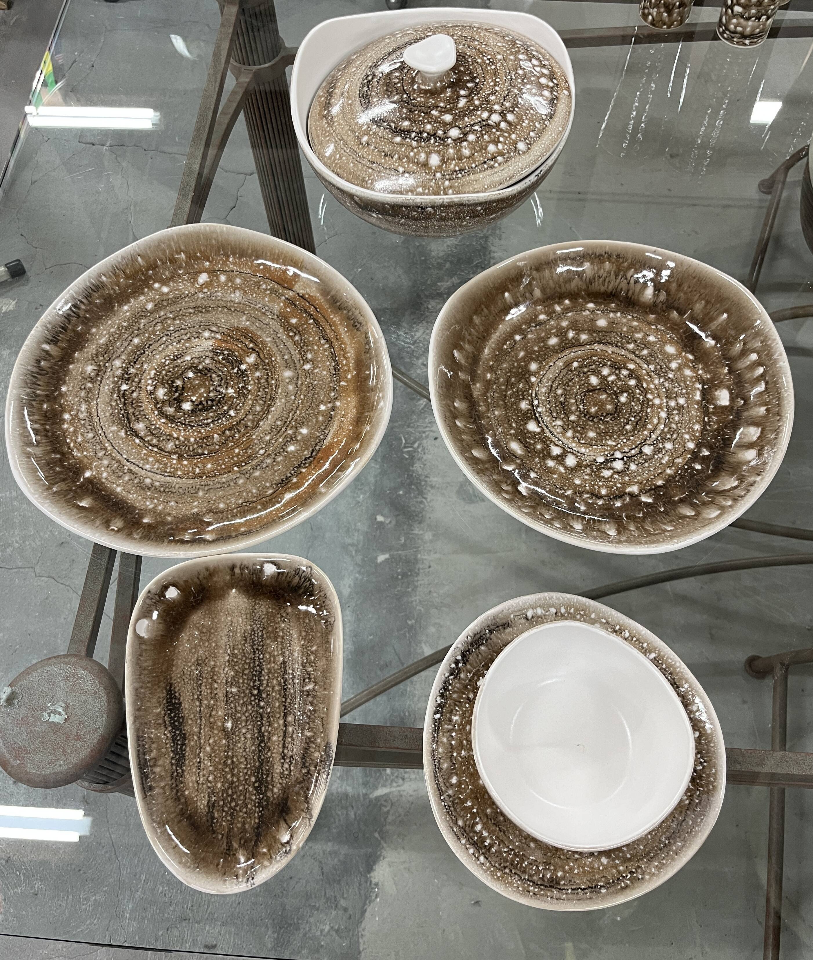 Niderviller 61-piece dinner service with Ecume decor