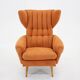 1960s Wing Chair, Czechoslovakia