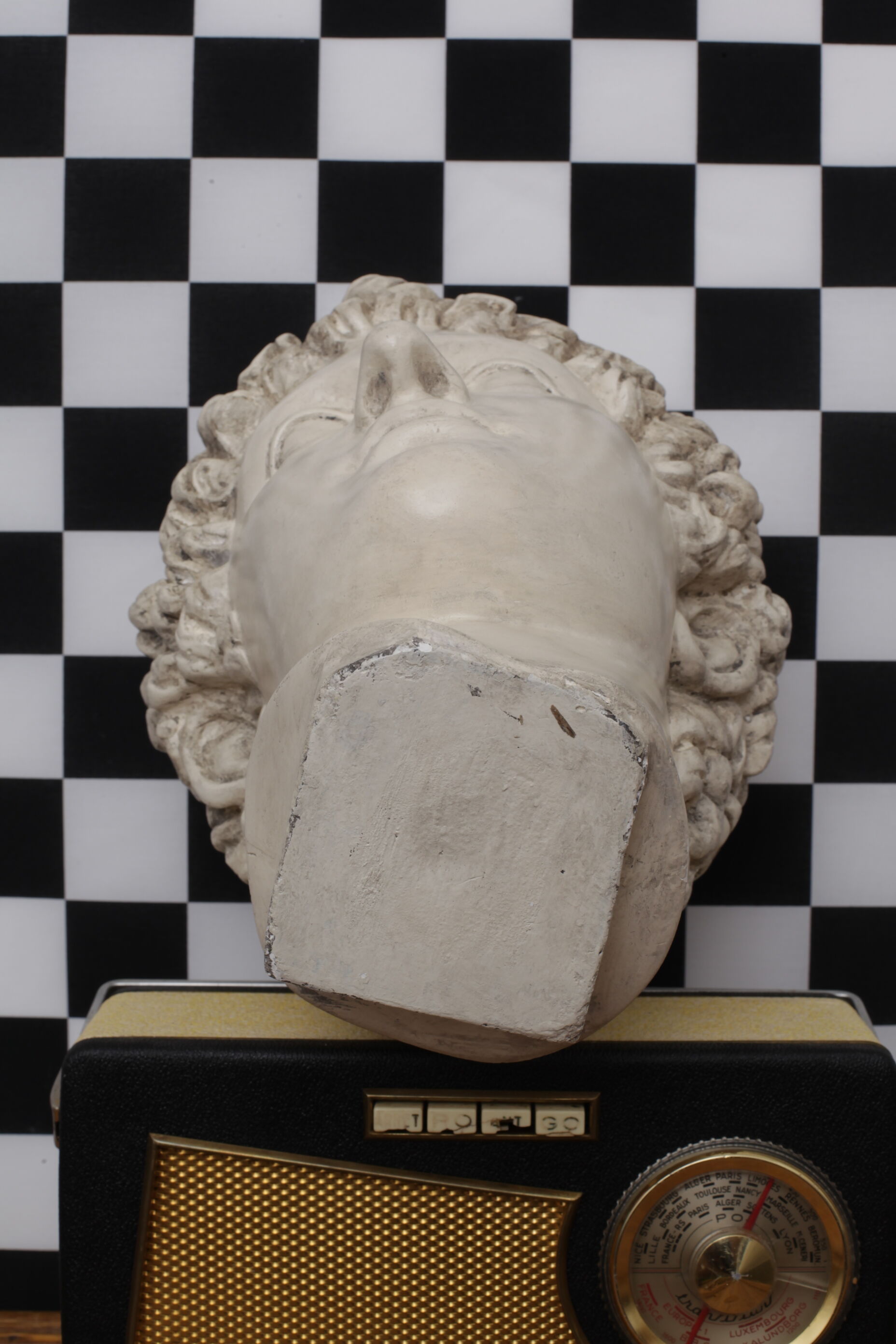 Greek head in waxed ivory plaster