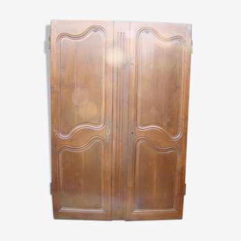Portes d'armoire chêne ancienne