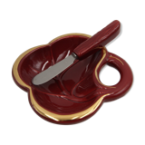 Butter maker and ceramic knife Poët Laval vintage