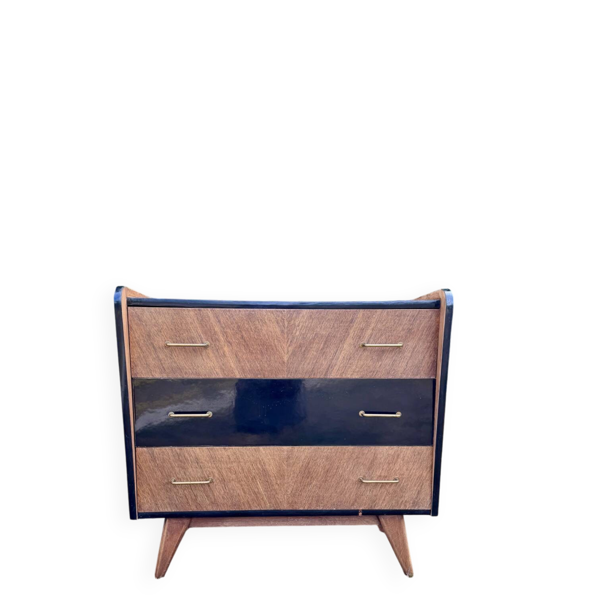 Scandinavian style wooden chest of drawers