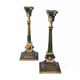 Victorian style candlestick set