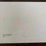 Original pop-art poster, reissue by Roy Lichtenstein "little big painting 1965"