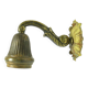 Antique wall lamp in metal, 1890s