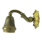Antique wall lamp in metal, 1890s