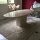Travertine table