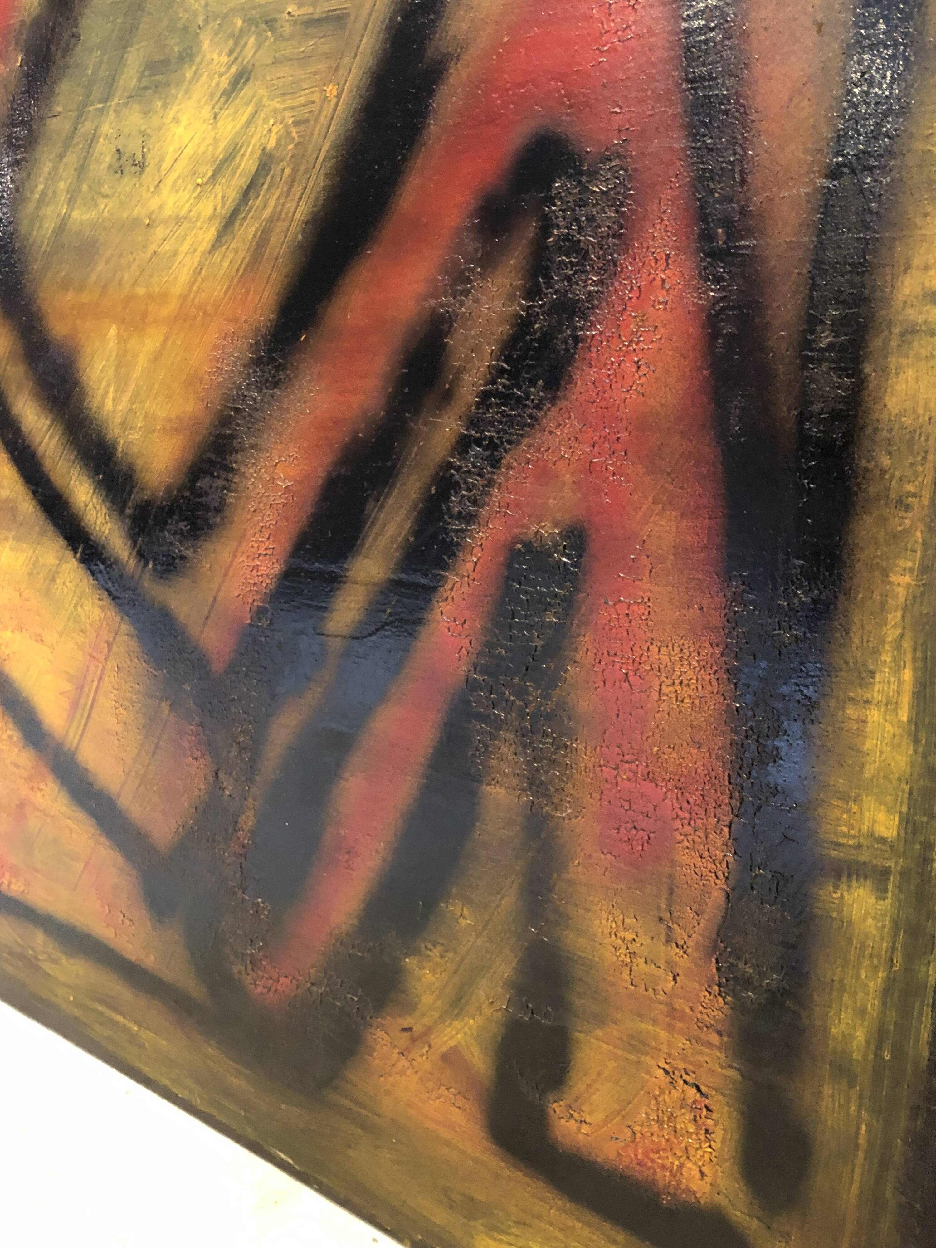 Abstract vintage painting