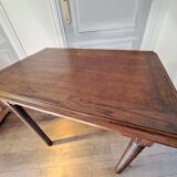 Desk with turned legs