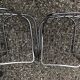 Lot of 6 chrome chairs Cidue edition, Italy 70s/80s