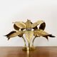Floral Hollywood Regency Flush Lamp by Willy Daro for Massive