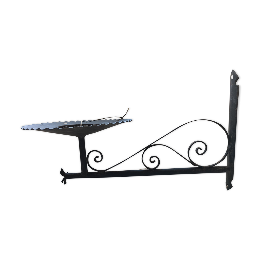 Applique Murale En Fer Forgé Noir : Lampadaire D'intérieur Vintage Et élégant