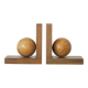 Mid-Century Modern Wooden Bookends, 1950s, Set of 2