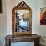 Golden mirror   77x120cm