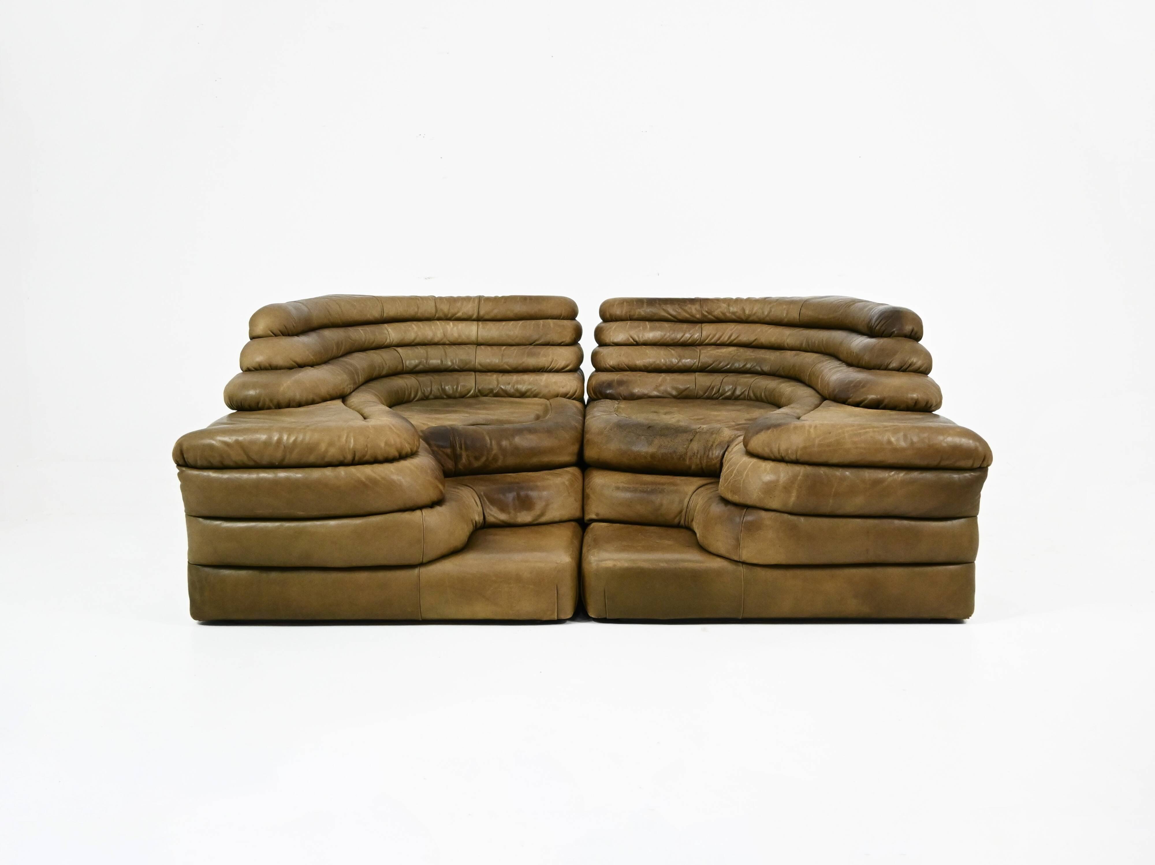 DS-1025 sofa Terrazza by Ubald Klug for De Sede, 1970s