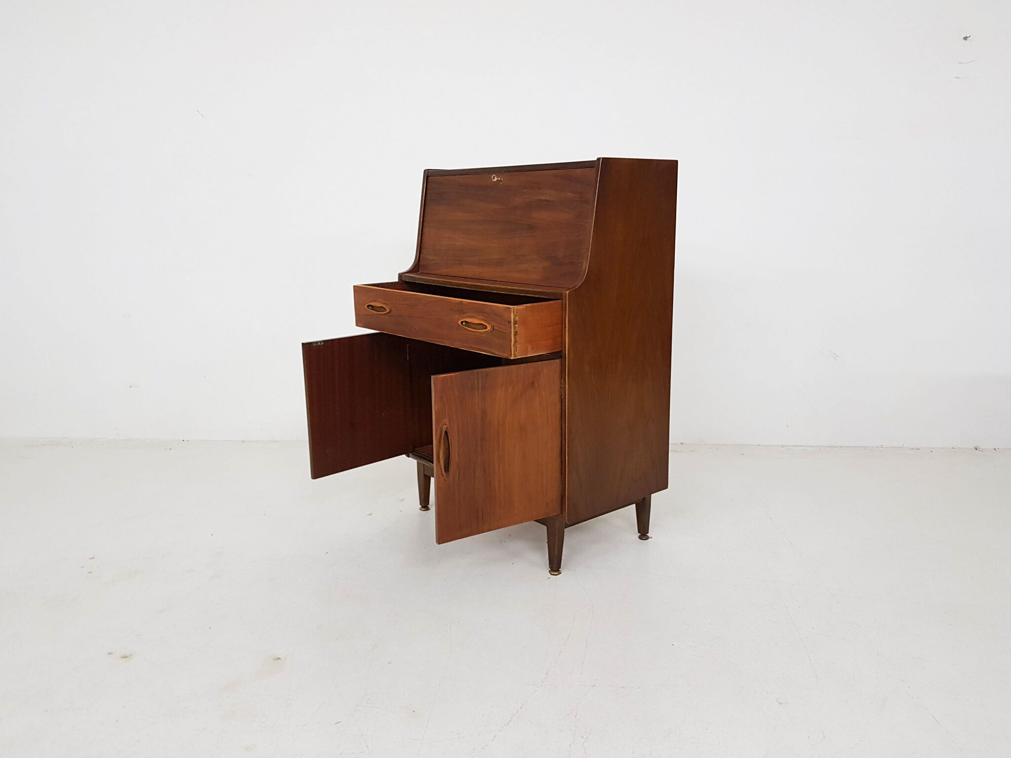 Small teak vintage desk
