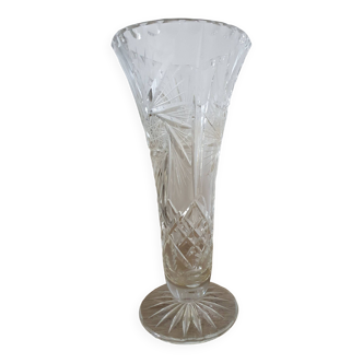 Vase en cristal ciselé