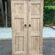 Armoire de ferme rénovée en chêne massif brut du 19ème